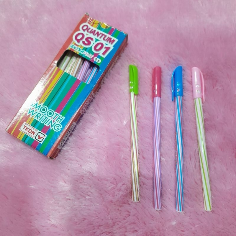 

PULPEN QUANTUM QS 01 / BLACK 1 DOS ISI 12 PCS/EXTRA FINE 0,5