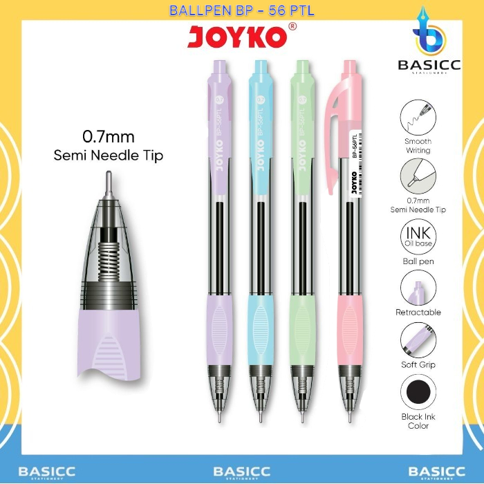 

Joyko Ball Pen Pena Murah BP-56PTL 0.7 mm | @1 Pulpen