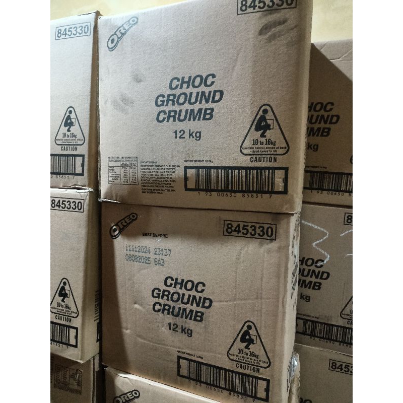 

Oreo choc ground crumb 12kg bubuk halus asli premium