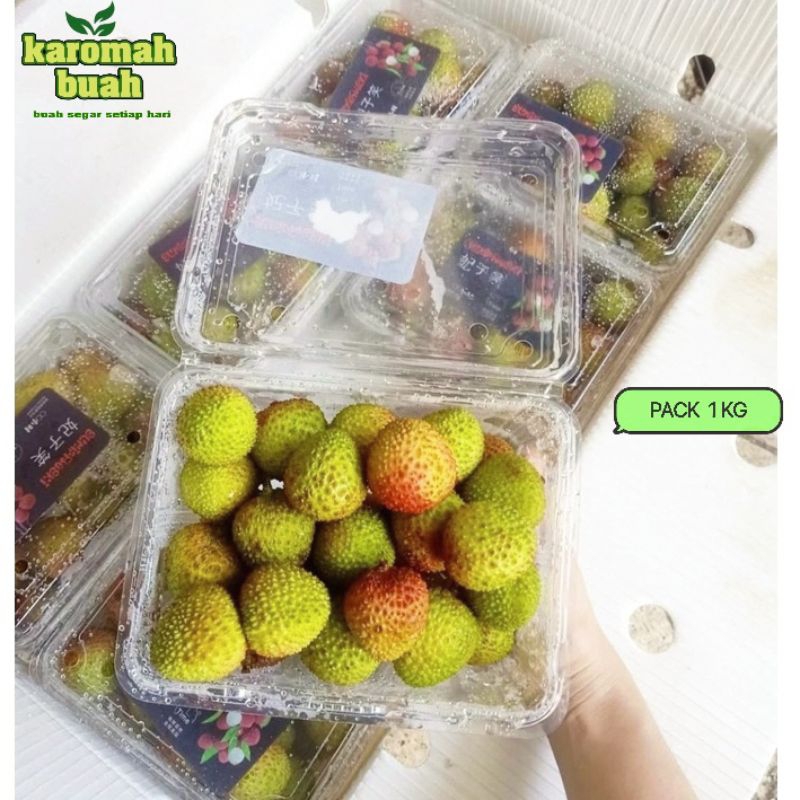 

BUAH LECI MADU 1 KG MANIS | Buah Leci Hijau Pack 1 Kg Madu Lychee Honey Manis Daging Tebal