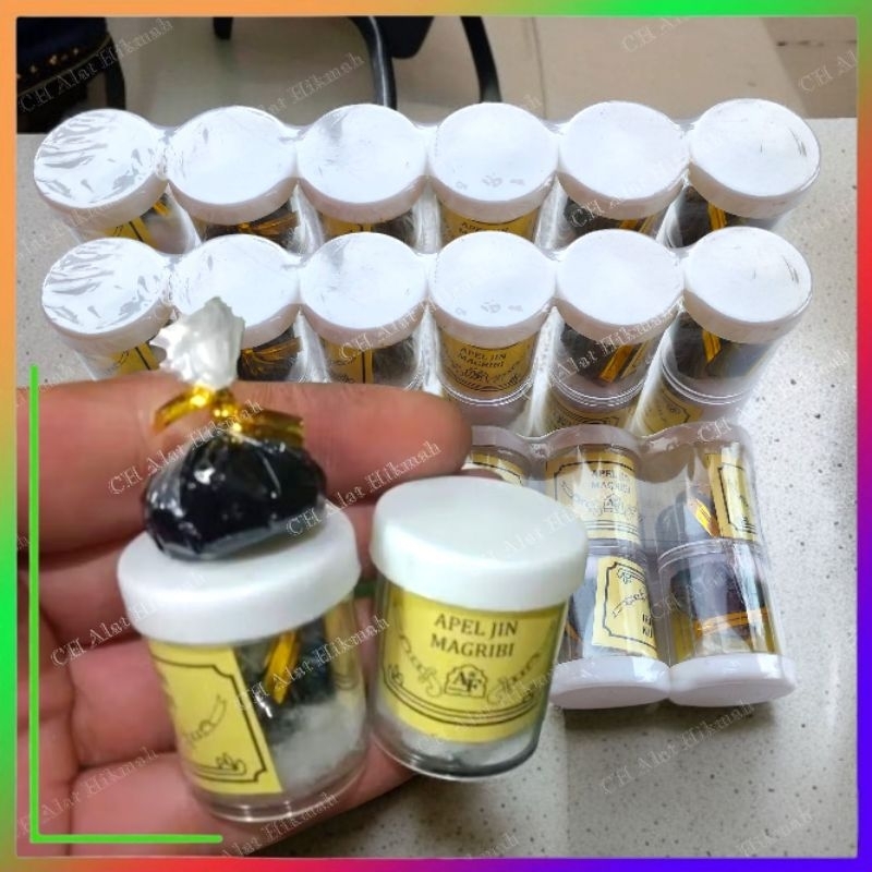 Buhur apel jin magribi pot mini 1lusin/12picis