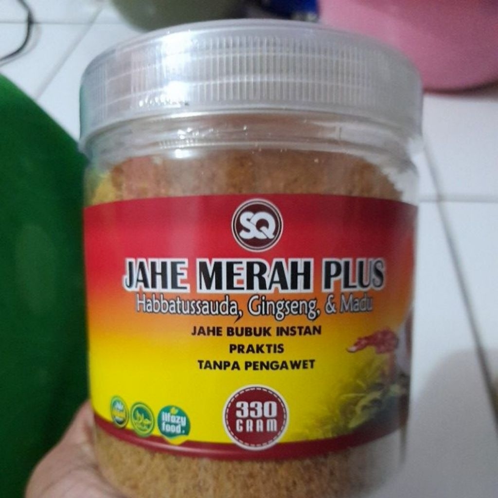 

JAHE MERAH SQ PLUS JAHE BUBUK INSTAN 330GR