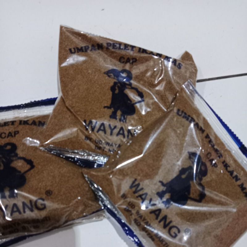 UMPAN PELET IKAN MAS CAP WAYANG