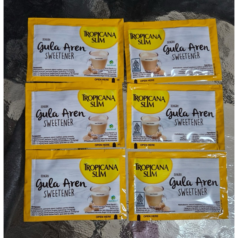 

Tropicana slim Gula aren persachet