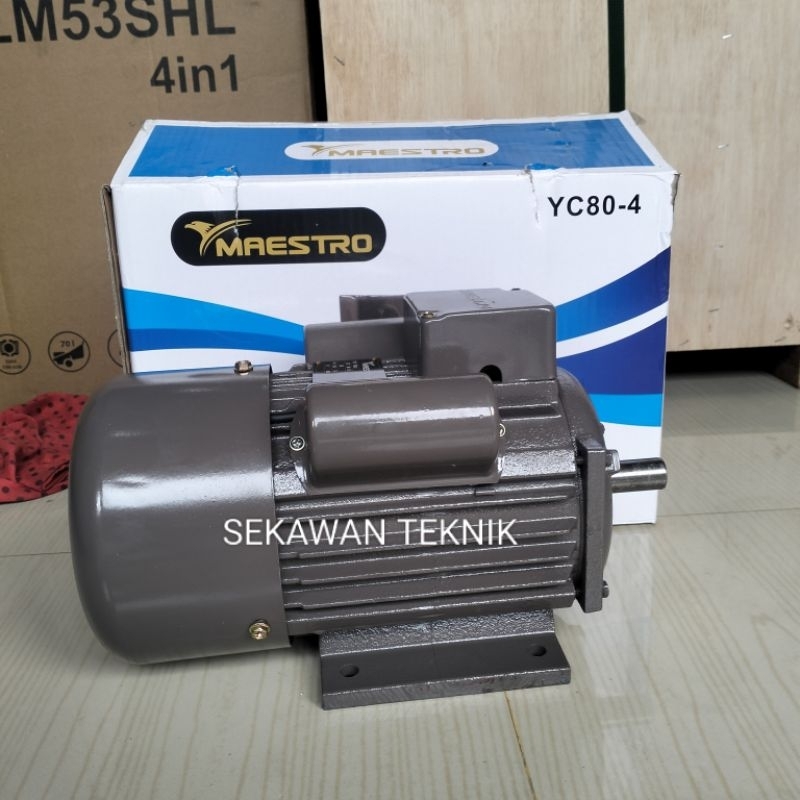 dinamo 1/2 hp rpm 1400 1phase maestro