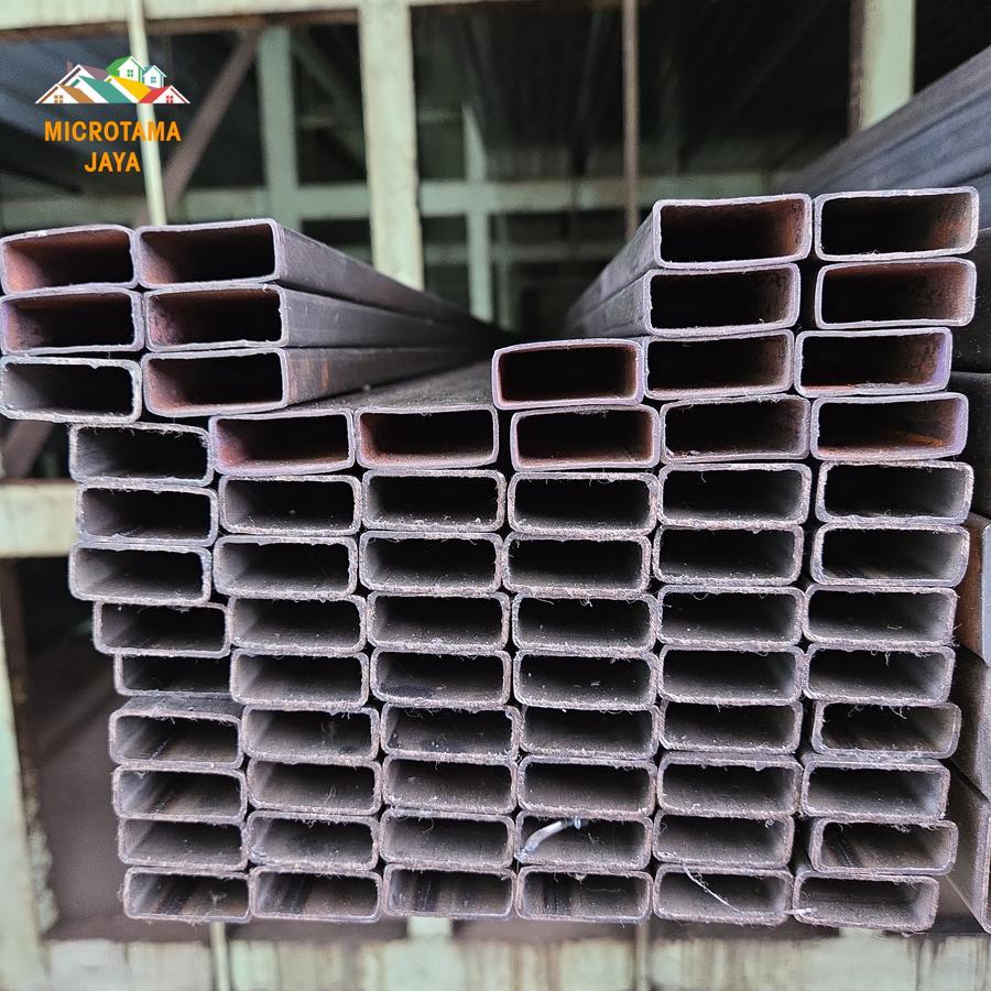 Hollow Hitam 15 x 35 / Holo Besi Kotak