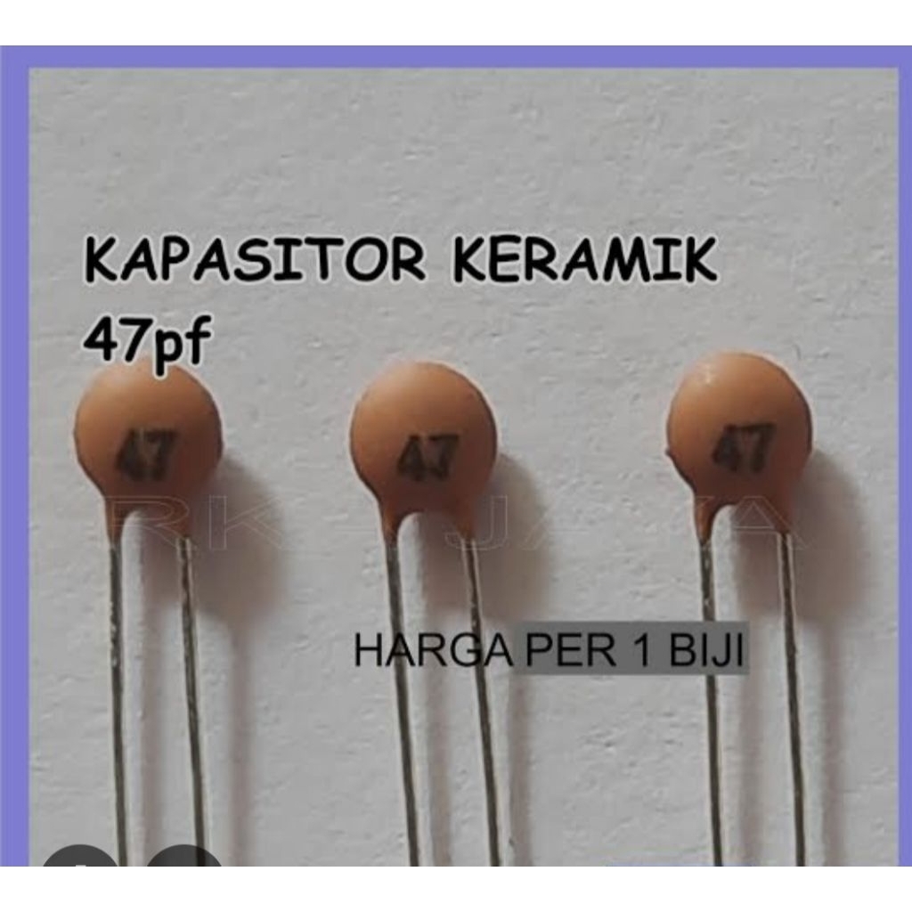 Capacitor Ceramic 47pf 50v NPO Kapasitor Keramik 47 pf 50 v