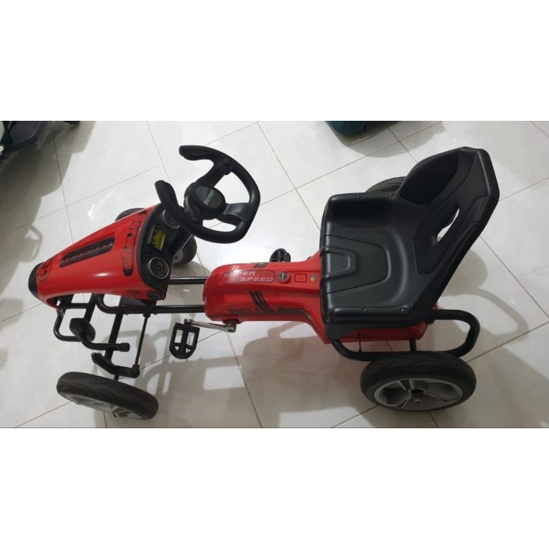 Berwyn Go Kart Anak Merah Mobil Go Kart Kayuh Sepeda ORIGINAL - preloved