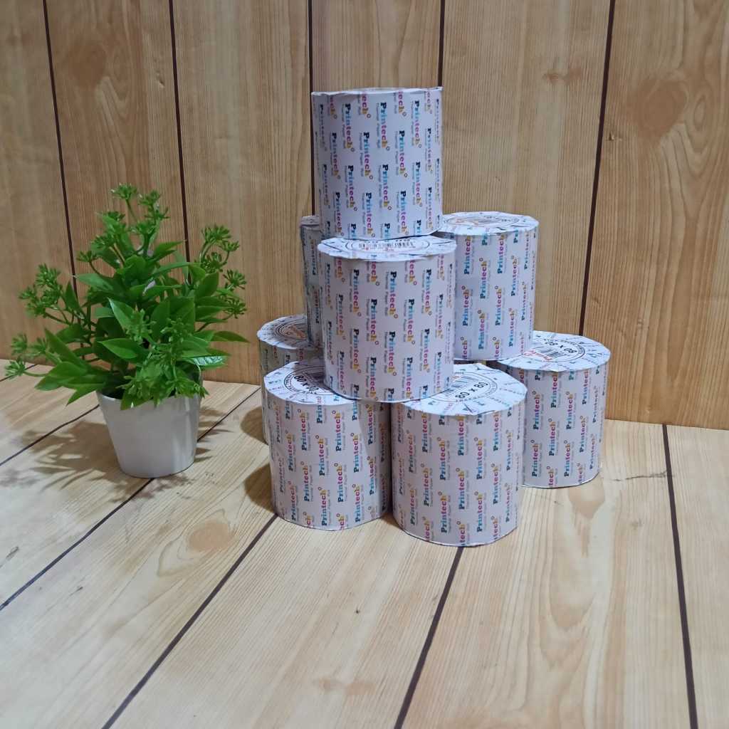 

Kertas Thermal 80x80 mm - Thermal Paper Roll Printech - Struk Kasir thermal paper roll printer 80 x 80 mm resi otomatis
