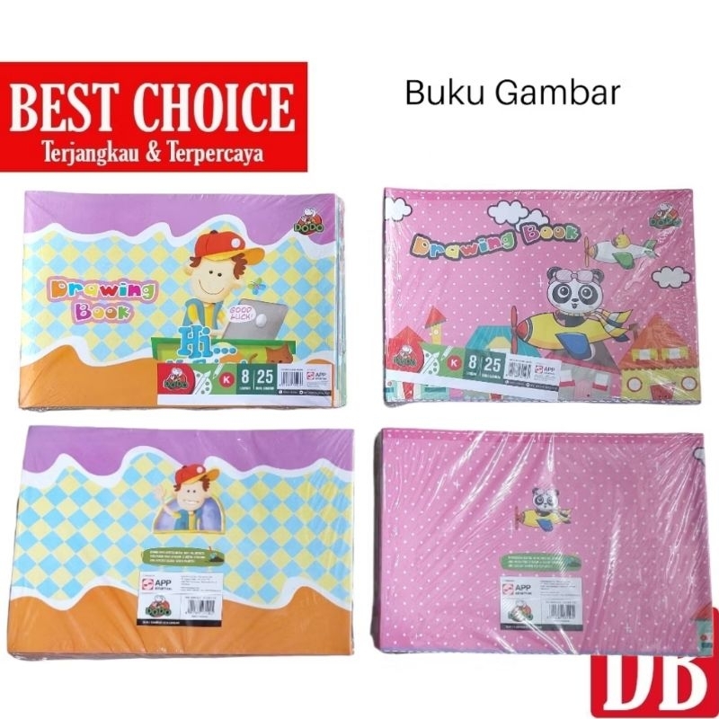

Buku gambar Dodo ukuran A4 isi 8lembar