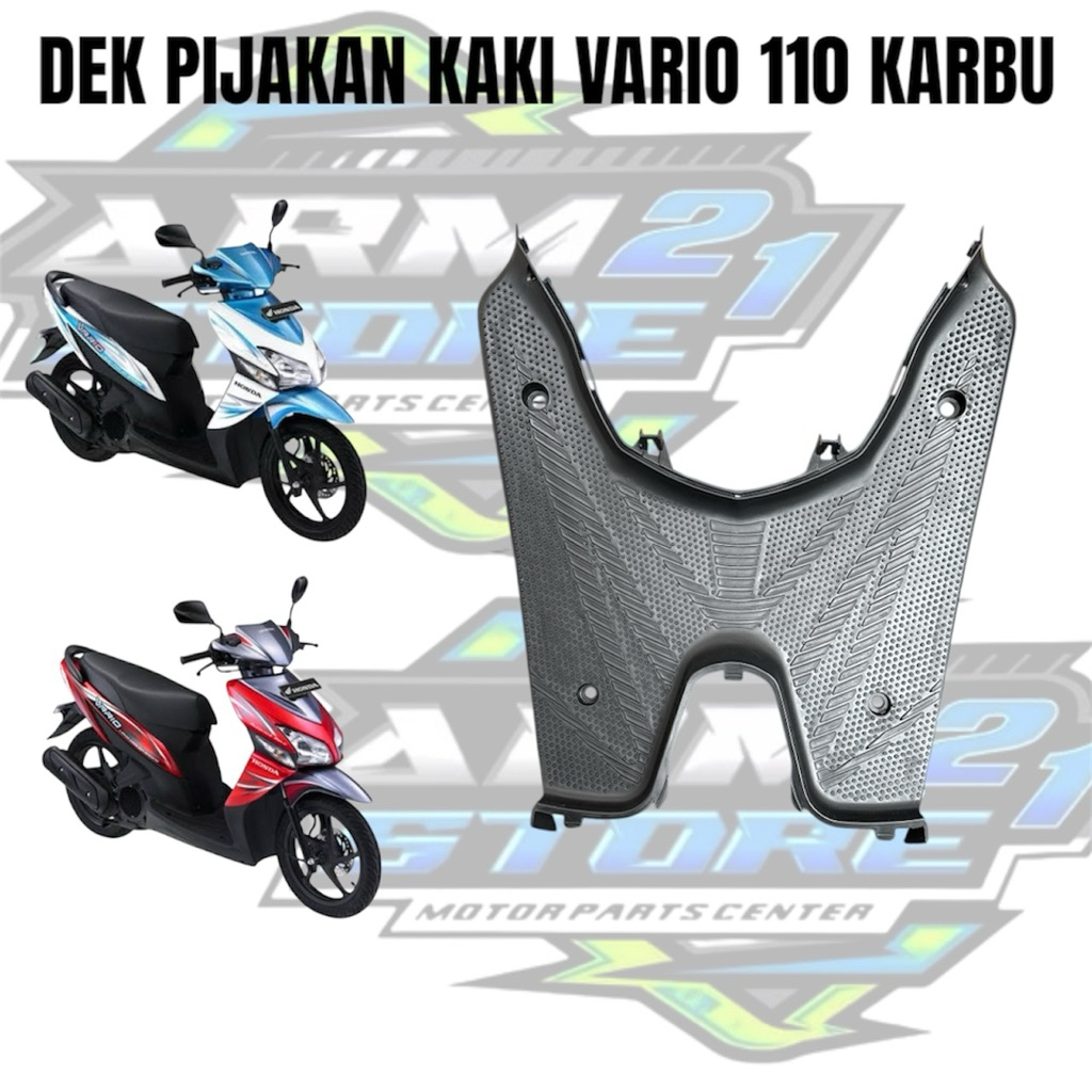 DEK PIJAKAN KAKI VARIO 110 KARBU LAMA / DEK ATAS PIJAKAN KAKI VARIO 110 KARBU OLD