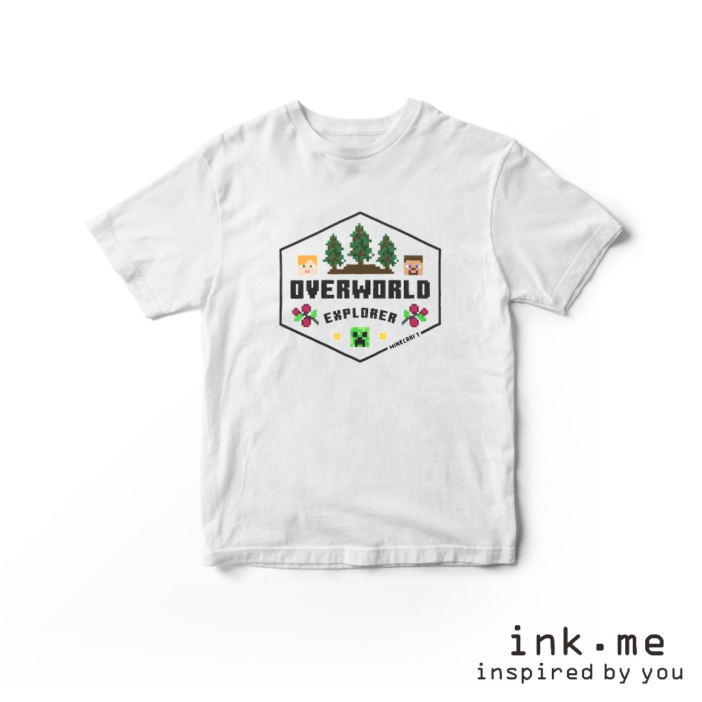 KAOS MINECRAFT UNIQLO / KAOS ANAK UNIQLO / KAOS ANAK MINECRAFT