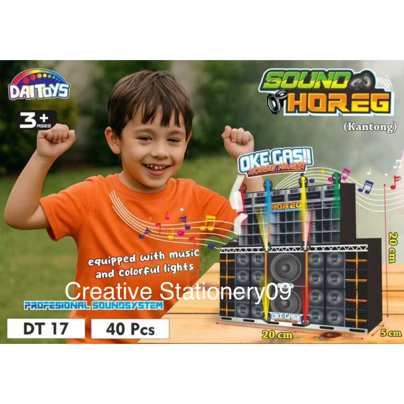 Sound Sytem Mobil Pick Up L300 DT17 / Mainan Miniatur Sound System Horeg Oke Gas Audio Full Lampu da