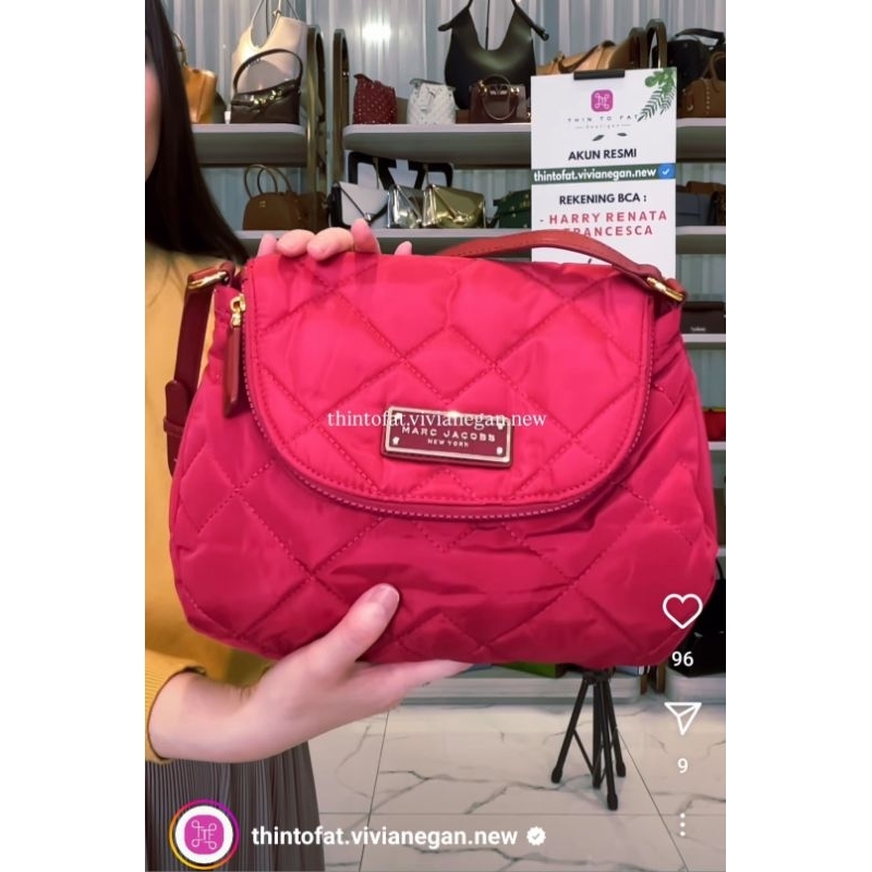 Lookalike MJ Natasha Quilted Nylon Rose (Pink Tua)