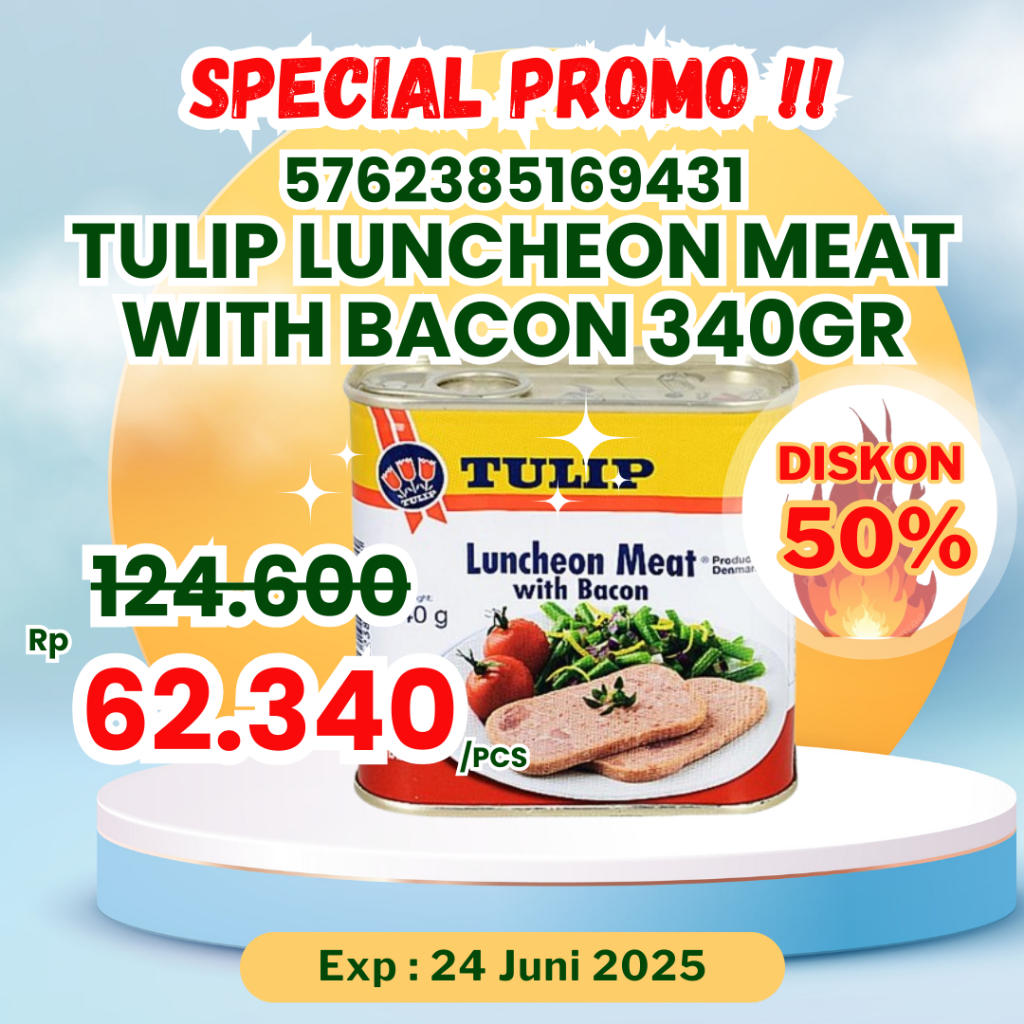 

Tulip Danish Pork Luncheon Meat [340 gr]