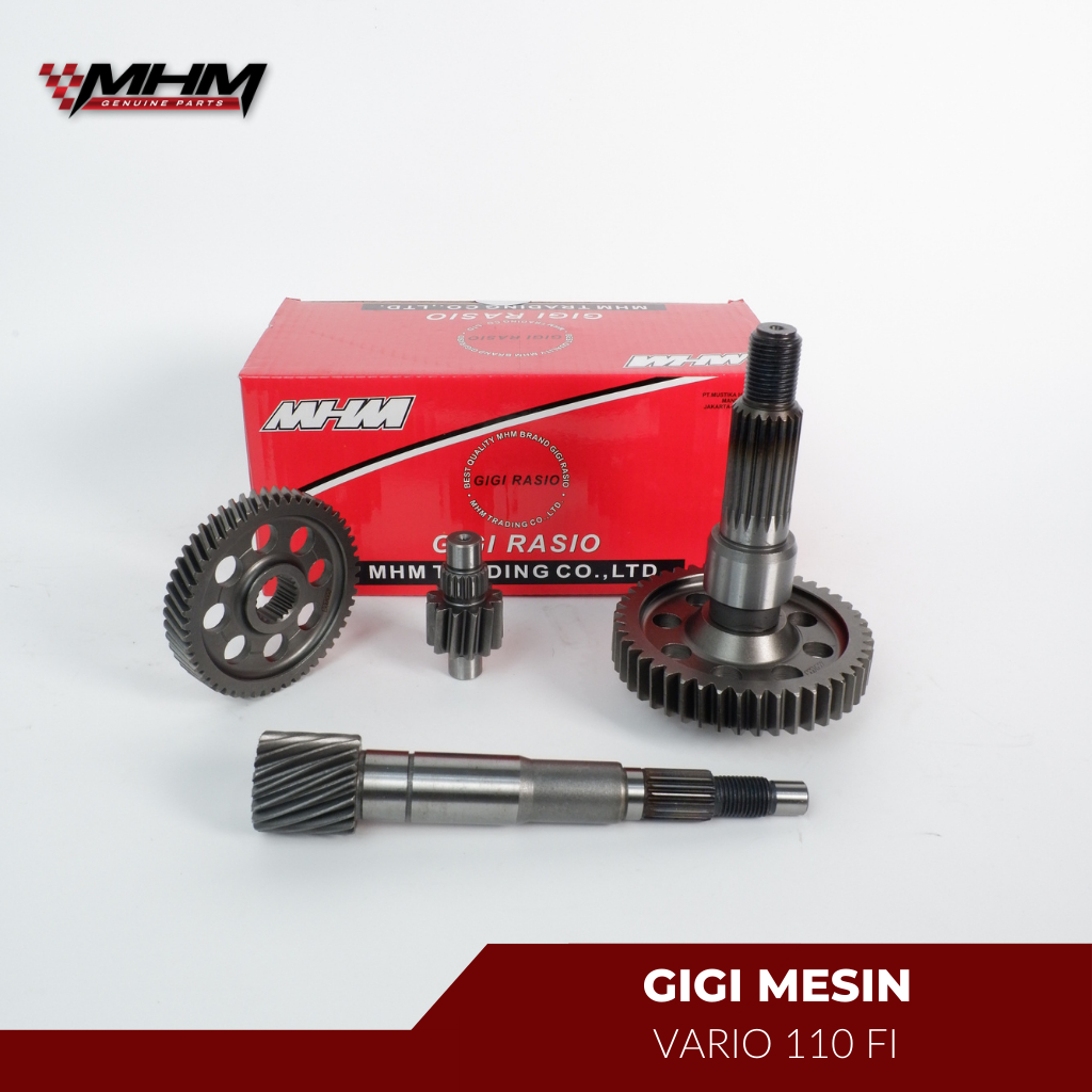 MHM Gigi Rasio Komplit Vario 110 Fi / Beat Esp 2016 2017 | K81 / K44 | Oem Quality