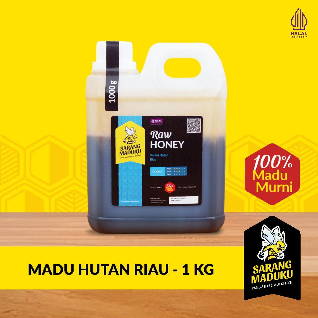 

Sarang Maduku Madu Riau Madu Murni Asli Raw Honey Madu hutan 100% Alami