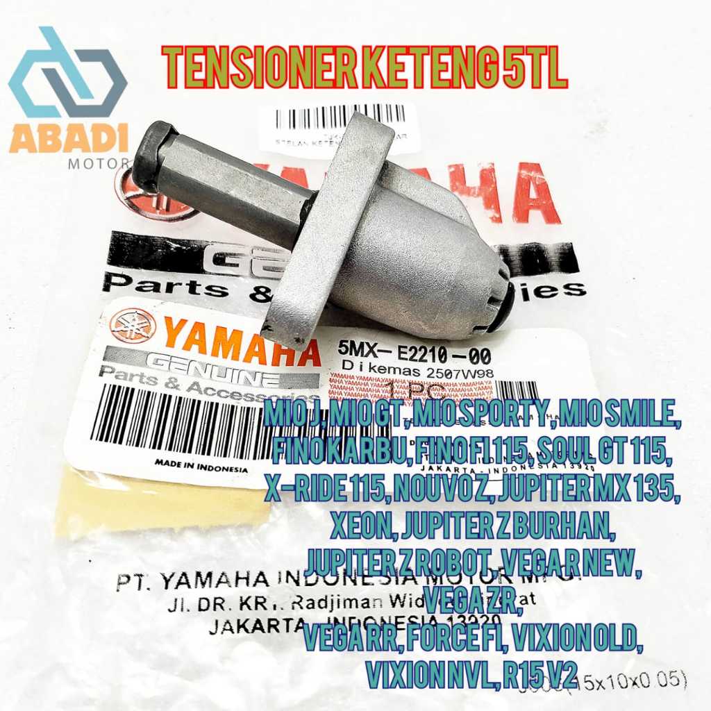 Tensioner Stelan Keteng Ori Yamaha 5TL Mio Sporty Mio Smile Fino Karbu Fino Fi 115 Soul GT Xride 115
