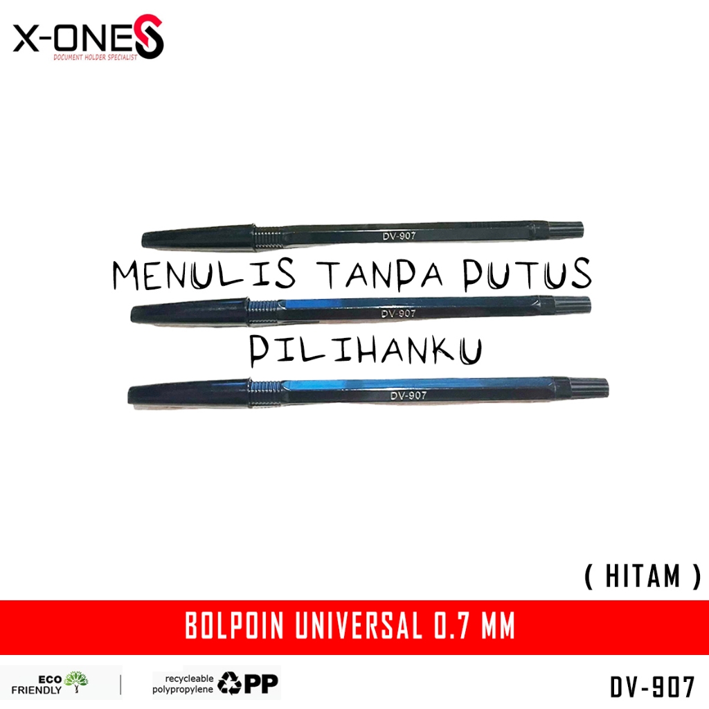 

X-ONE PEN 0.7 mm BERKUALITAS & TERMURAH PEN TINTA BOLPEN GEL PULPEN / DV-907 (SATUAN)