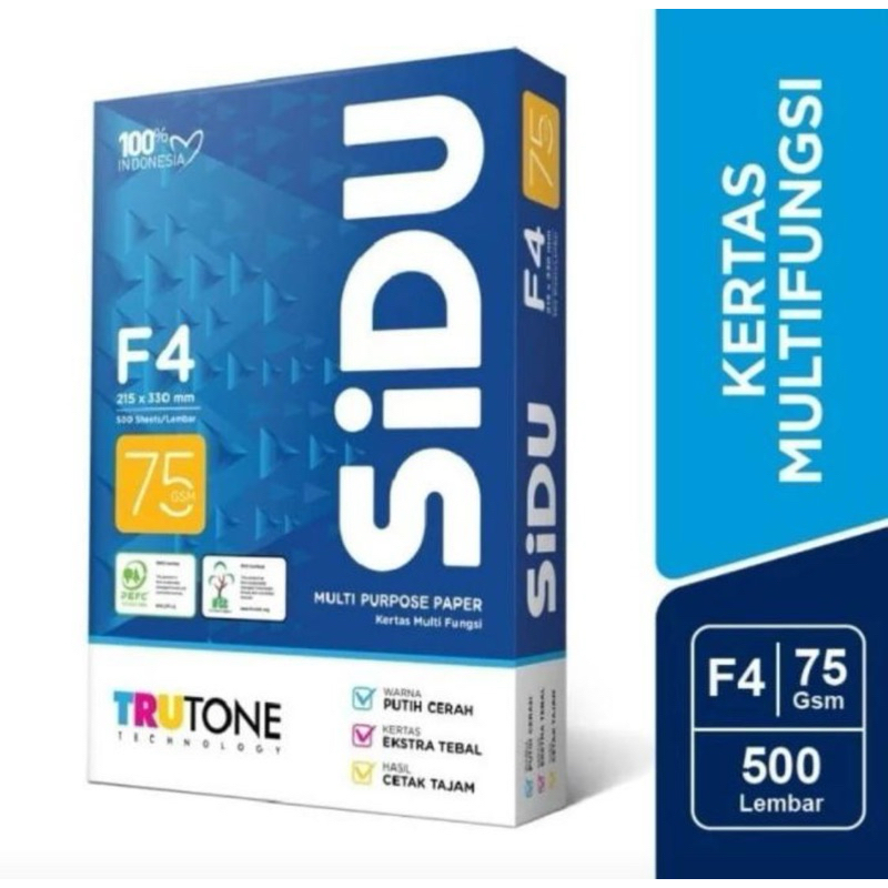 

SIDU Kertas HVS GSM / Kertas HVS Sinar Dunia (1RIM)