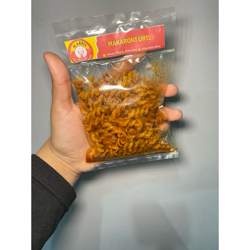 

Makaroni Uril Daun Jeruk 55gr Khas Tasik Renyah Tidak Keras