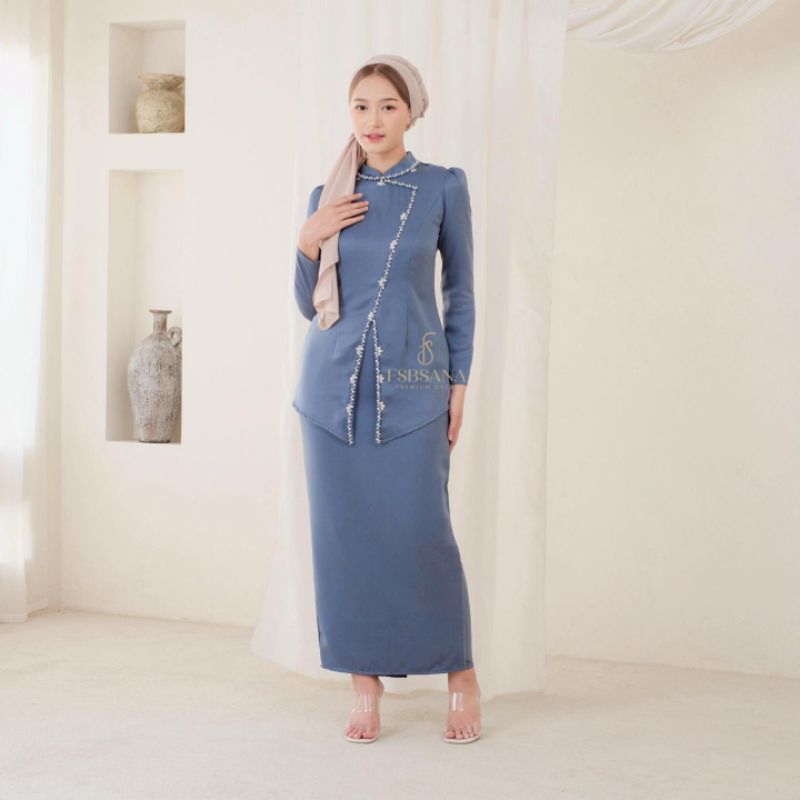 Zhahira ONE set kurung Melayu, kondangan melayu, baju wanita kondangan