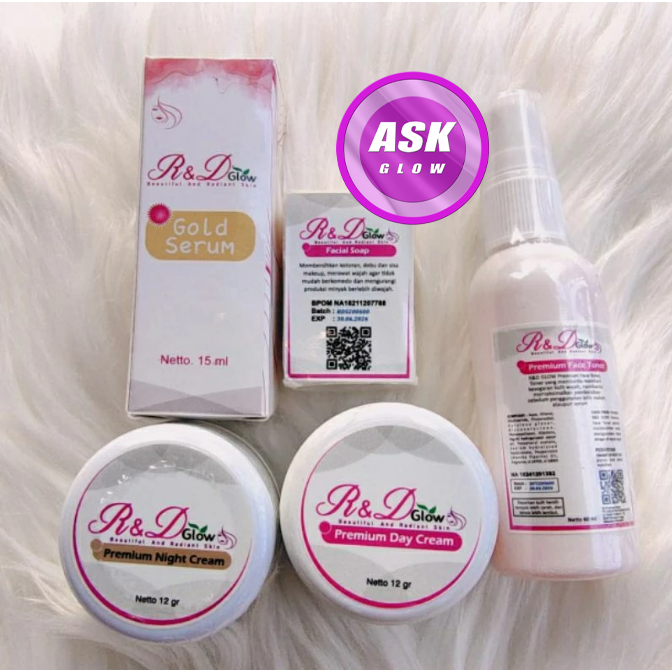 R&D GLOW SKINCARE PREMIUM BPOM PLUS SERUM GOLD R&D GLOW BPOM
