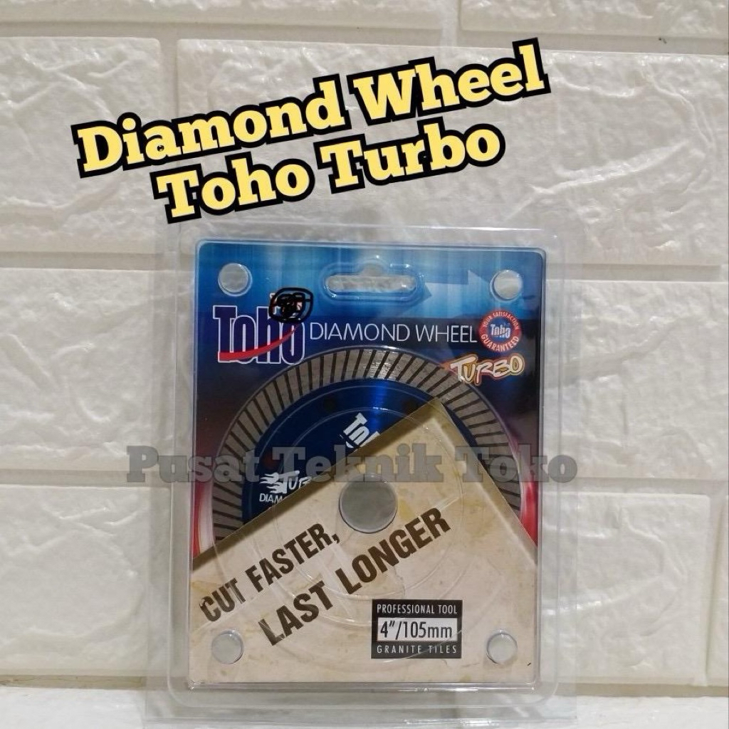 MATA GERINDA GRANIT KERAMIK 4" TOHO TURBO