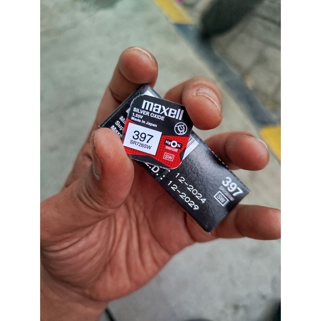 Maxell 397 SR726SW Original Baterai Jam Tangan 726