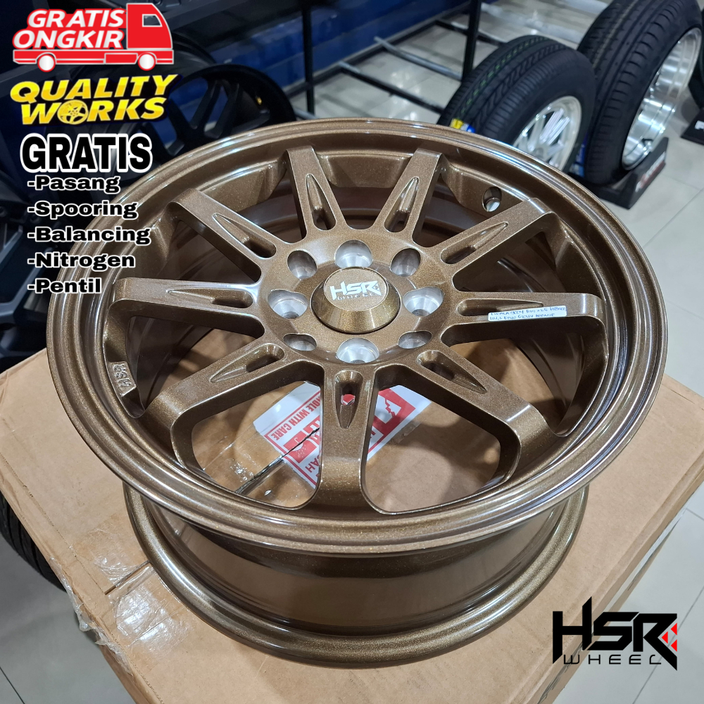 Jual Velg Mobil VinFast, Brio, Agya, Ring 15 Lebar 6,5 Et40 Velg Racing Hsr Tikala