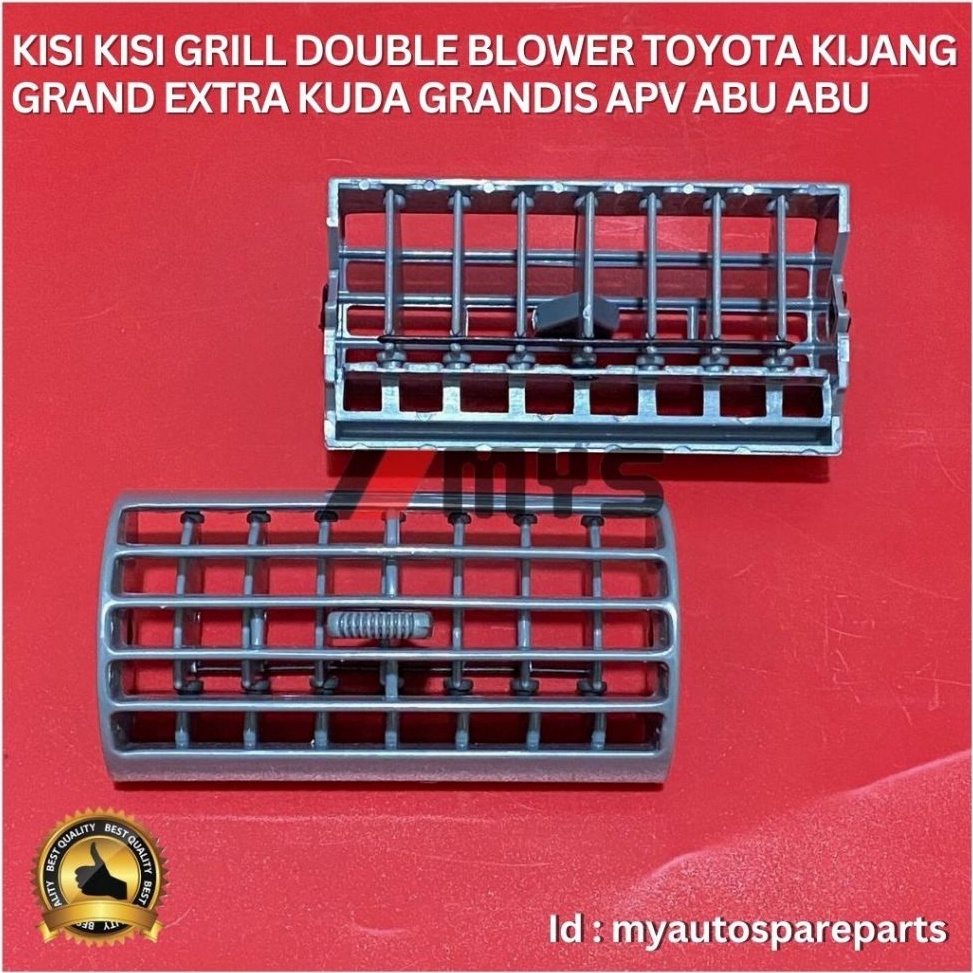 KODE V55T KISI KISI GRILL DOUBLE BLOWER AC Mobil TOYOTA Kijang Grand Extra Kuda Grandis APV Lama ABU
