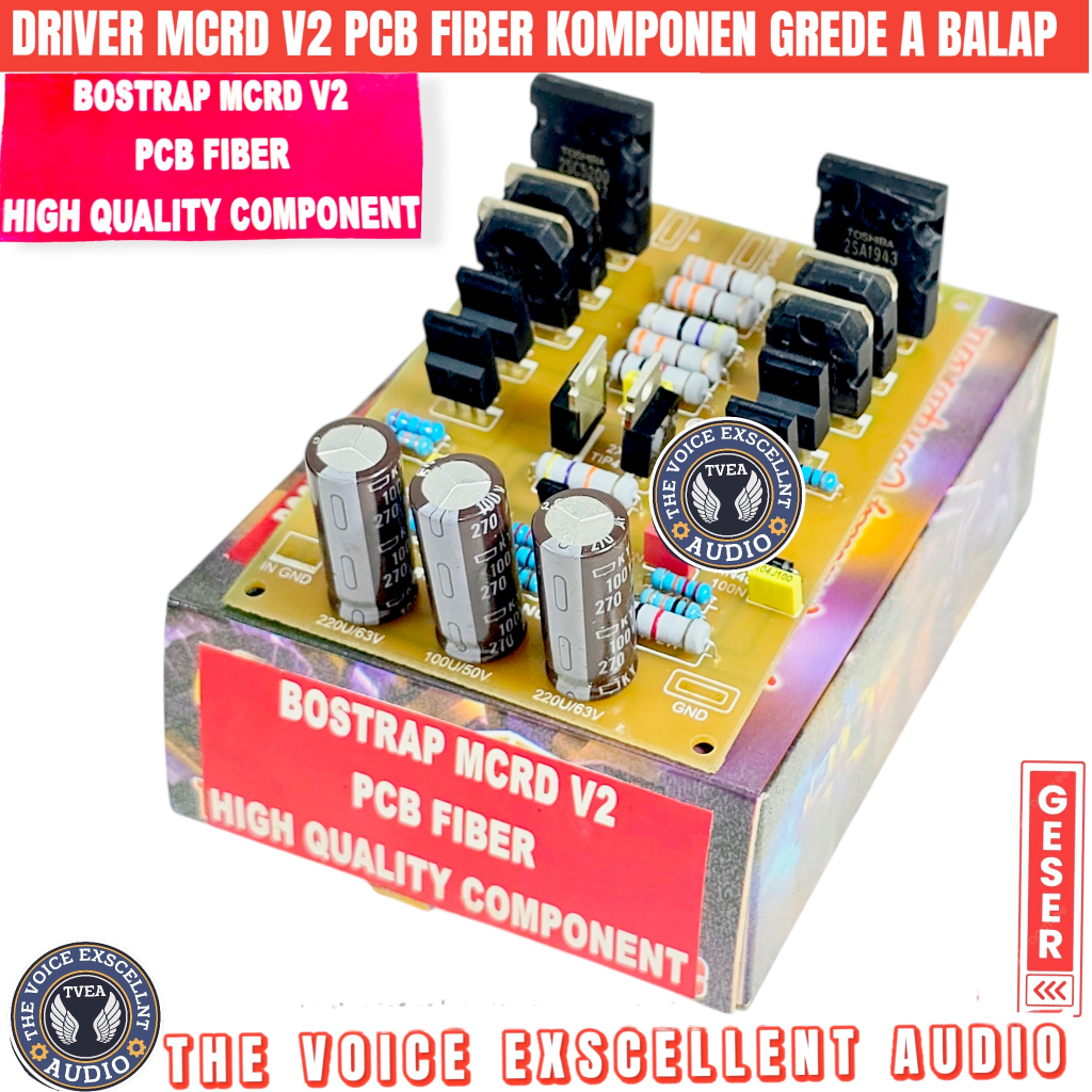 DRIVER MCRD V2 PCB FIBERGLASS