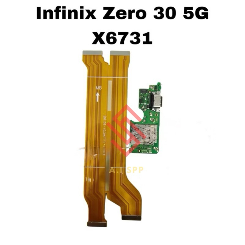 Flexible Board / Papan Cas / Conector Cas Infinix Zero 30 5G X6731