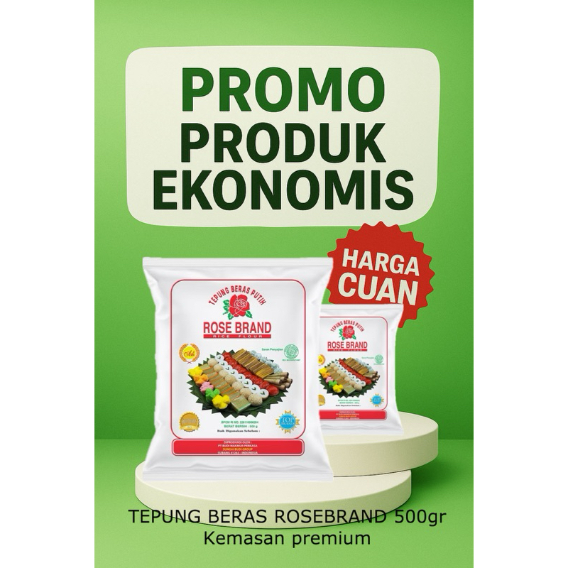 

Tepung Beras Rosebrand 500gr (PROMO)