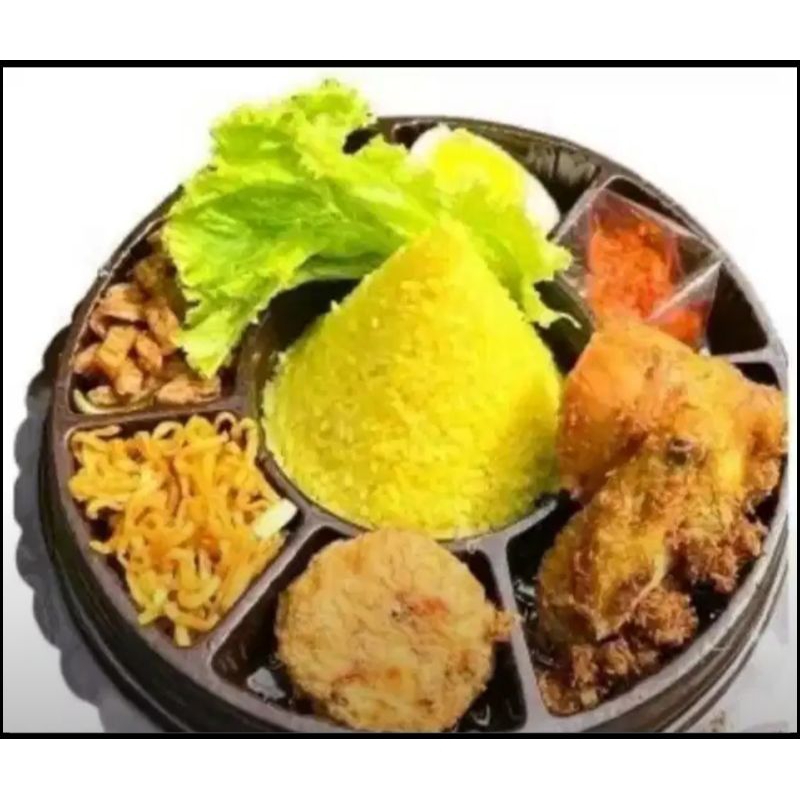 

Tumpeng Mini ( TUMINI ) Ayam Goreng Serundeng Termurah
