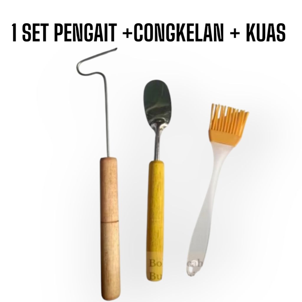 

PAKET ALAT CONGKELAN PENGAIT KUAS BUAT KUE BANDROS/COKEL TAKOYAKI/MARTABAK MINI DAN LAIN_LAIN