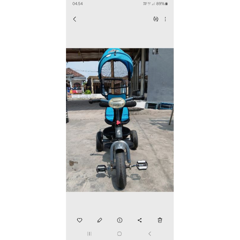 sepeda anak roda 3 bekas rasa baru