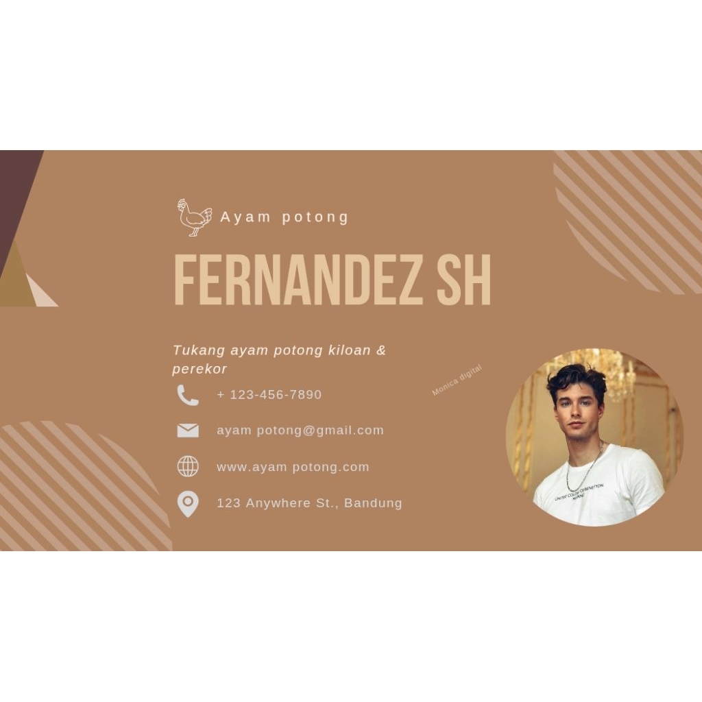 

Kartu Nama, Name card, Lanyard Bolak Balik 2 Design