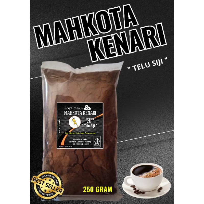 

Kopi Bubuk Telu Siji Kemasan 250 gram Rasa Nikmat Aroma Khas
