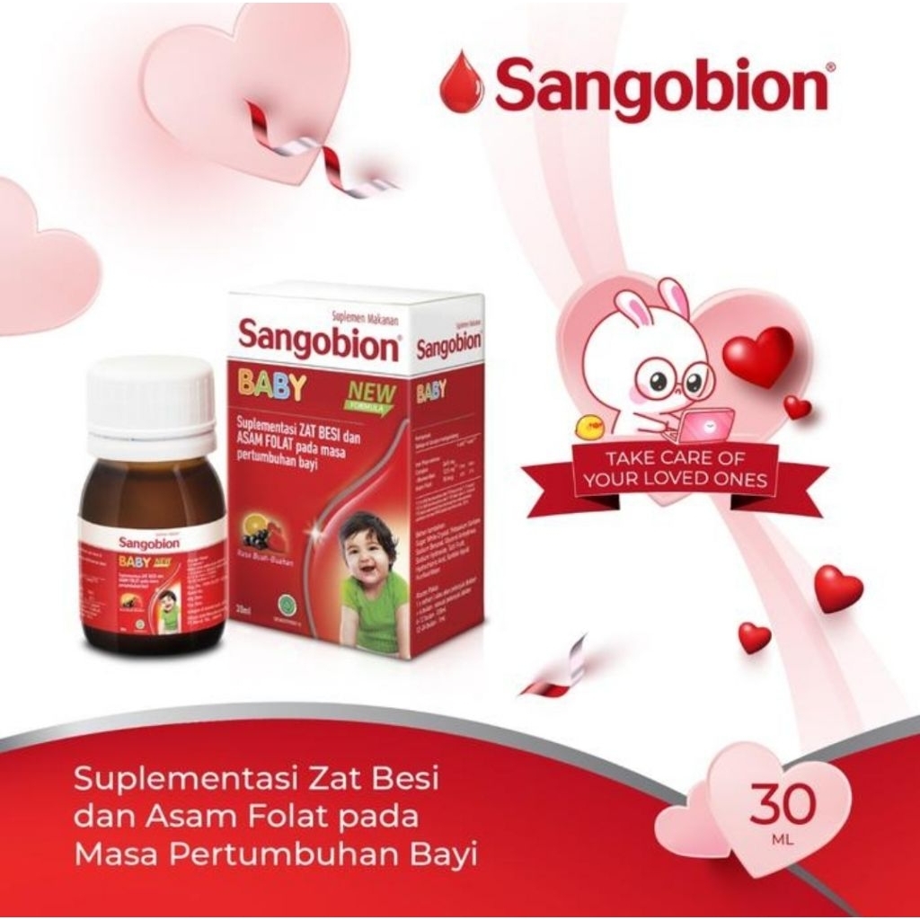SANGOBION DROP  BABY 30 ml SUPLEMEN ZAT BESI UNTUK BAYI