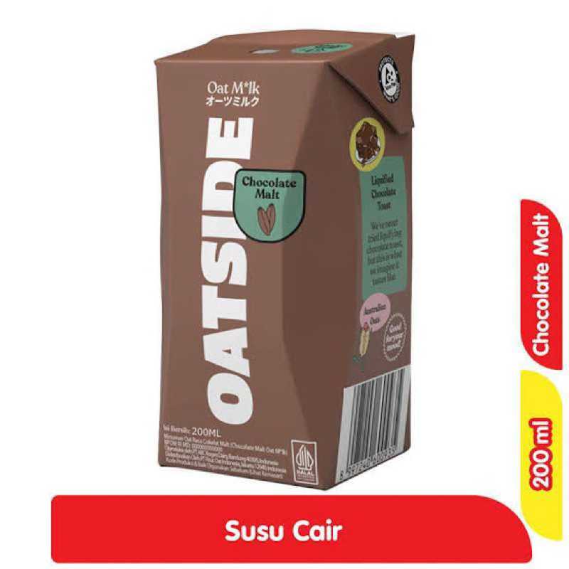 

Oatside Chocolate Malt 200 ML / Susu OAT Cair