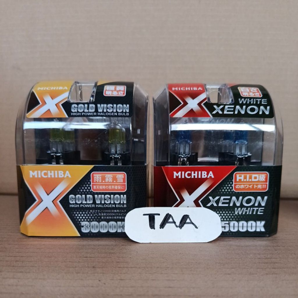 Bohlam halogen foglamp kabut hyundai KIA H27 12Volt 27Watt xenon white biru gold vision kuning michi