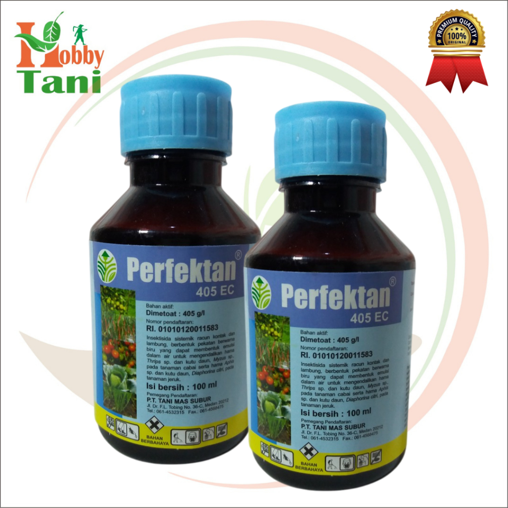 Insektisida Akarisida Perfektan 405 EC 100 ml Mitesida Kutu Aphids Mites Tungau
