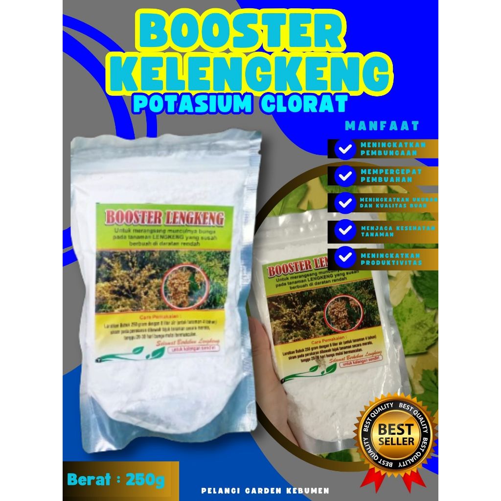 KUALITAS TERBAIK  Booster Kelengkeng Kcl03 Murni, Booster Kelengkeng Kcl03 Murni  250 gram