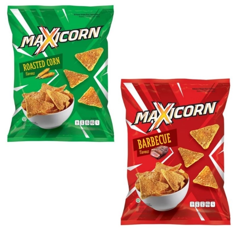 

MAXICORN SNACK CAMILAN JAJANAN RASA BARBECUE/ROASTED CORN KEMASAN 140 GRAM TStore