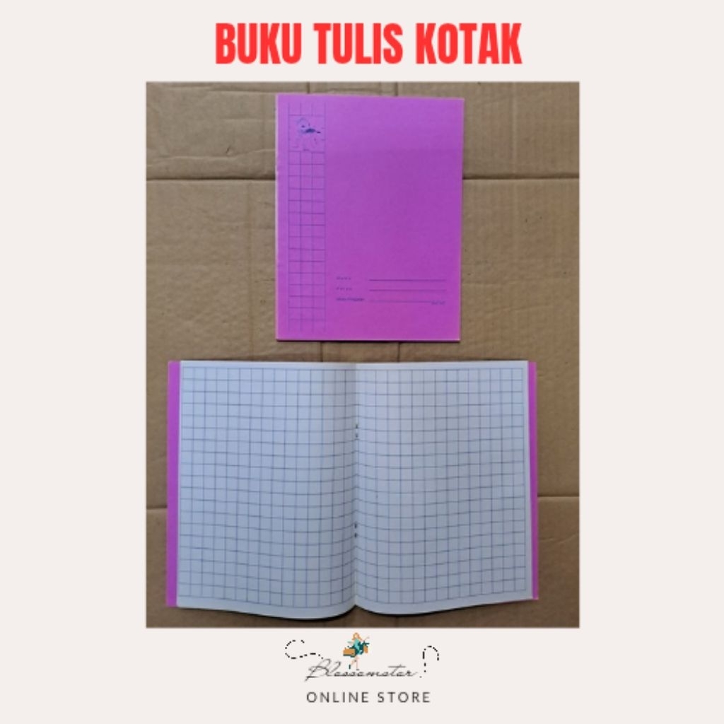 

BUKU TULIS KOTAK SEDANG MANDARIN WARNA COVER RANDOM / BOOK