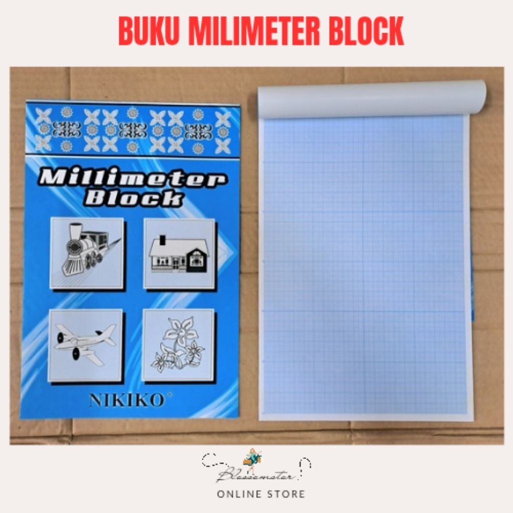 

BUKU MILIMETER BLOCK FOLIO F4 / BUKU ARSITEK / BOOK