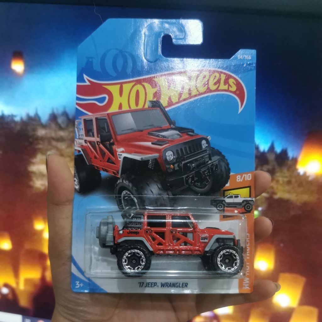 HOTWHEELS 17 JEEP WRANGLER MERAH ORI