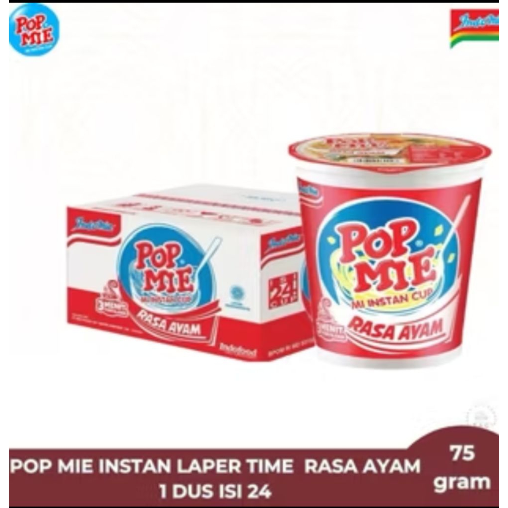 

pop mie rasa ayam isi 1pcs paling murah