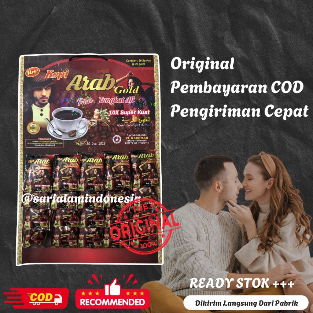 

Kopi Arabika Gold Plus Tongkat Ali Original 100% Asli